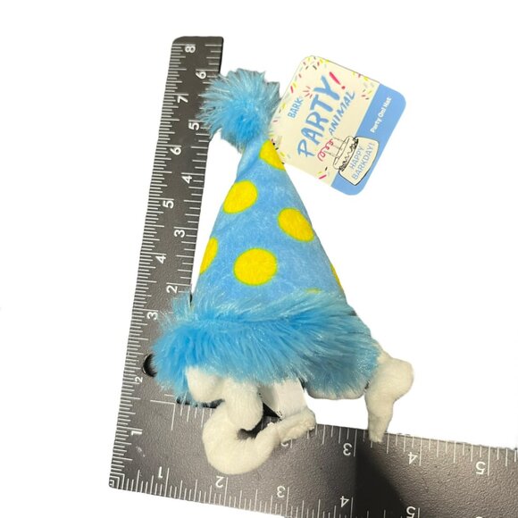 Bark Box Life Of‎ The Party Party Animal Hat Dog Toy BarkBox Birthday Small - Picture 5 of 5